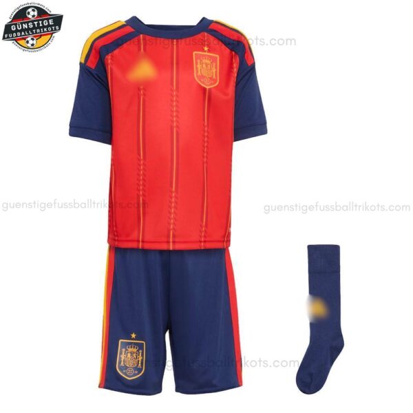 Spanien HeimFußballtrikot Kinder Set 2026/27