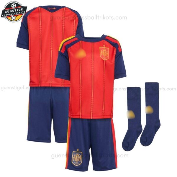Spanien HeimFußballtrikot Kinder Set 2026/27