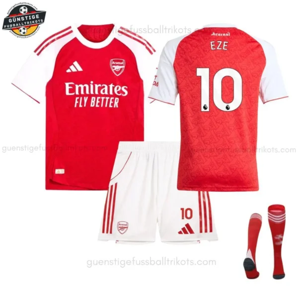 Arsenal EZE 10 Heimtrikot-Set für Kinder 2025/26