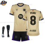 FC Barcelona PEDRI 8 Auswärtstrikot-Set für Kinder 2025/26