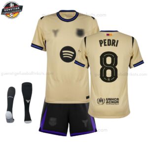 FC Barcelona PEDRI 8 Auswärtstrikot-Set für Kinder 2025/26