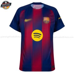 Barcelona PEDRI 8 Herren Heim Fußballtrikot 25/26 - Front view