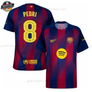 FC Barcelona PEDRI 8 Heimtrikot für Herren 2025/26