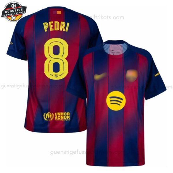 FC Barcelona PEDRI 8 Heimtrikot für Herren 2025/26