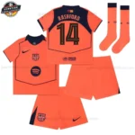 FC Barcelona Kinder Ausweichtrikot Set RASHFORD 14 2025/26