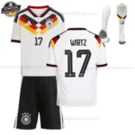 Deutschland Kinder Heimtrikot Set WIRTZ 17 2026/27