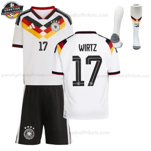 Deutschland Kinder Heimtrikot Set WIRTZ 17 2026/27