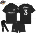 Manchester City RÚBEN 3 Auswärtstrikot-Set für Kinder 2025/26