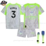 Manchester City RÚBEN 3 Ausweichtrikot-Set für Kinder 2025/26