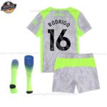 Manchester City RODRIGO 16 Ausweichtrikot-Set für Kinder 2025/26