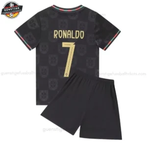 Portugal RONALDO 7 Auswärtstrikot Kinder Set 2026/27 - Back view