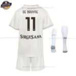SSC Napoli DE BRUYNE 11 Auswärtstrikot-Set für Kinder & Herren 2025/26