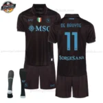 SSC Napoli DE BRUYNE 11 Ausweichtrikot - Set für Kinder & Herren 2025/26