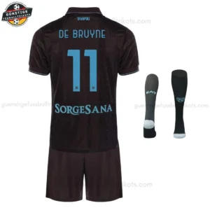 SSC Napoli DE BRUYNE 11 Ausweichtrikot Kinder & Herren Set 25/26 - Back view