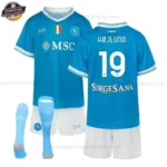 SSC Napoli HØJLUND 19 Heimtrikot-Set für Kinder & Herren 2025/26