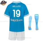 SSC Napoli HØJLUND 19 Heimtrikot-Set für Kinder & Herren 2025/26