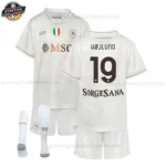 SSC Napoli HØJLUND 19 Auswärtstrikot-Set für Kinder & Herren 2025/26