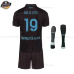 SSC Napoli HØJLUND 19 Ausweichtrikot - Set für Kinder & Herren 2025/26