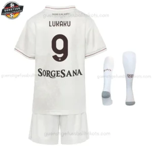 SSC Napoli LUKAKU 9 Auswärtstrikot Kinder & Herren Set 25/26 - Back view