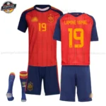Spanien Kinder Heimtrikot Set LAMINE YAMAL 19 2026/27