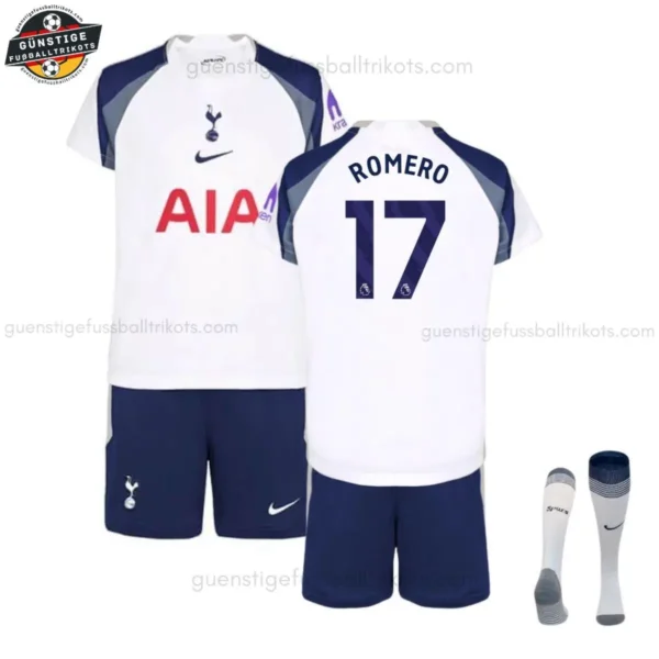 Tottenham Hotspur ROMERO 17 Heimtrikot Kinder Set 2025/26
