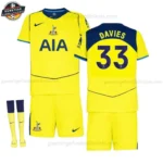 Tottenham Hotspur DAVIES 33 Ausweichtrikot Kinder Set 2025/26