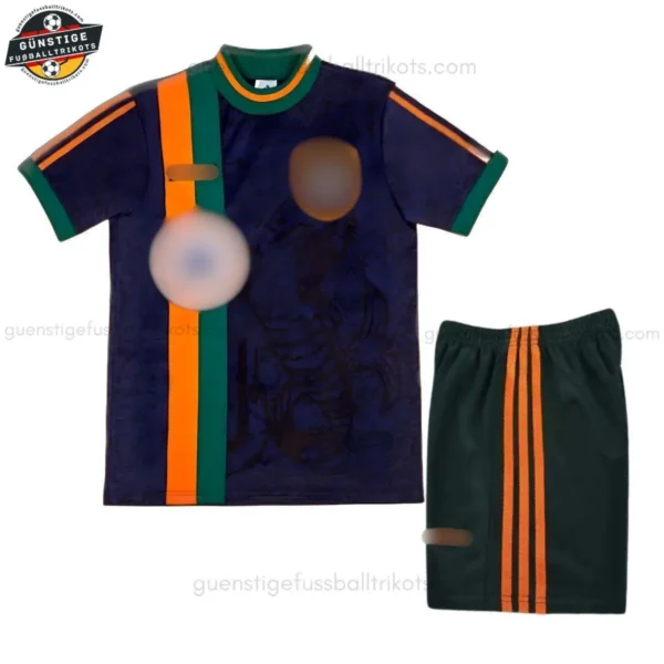 Retro Newcastle United Kinder Auswärtstrikot Set 1997/98