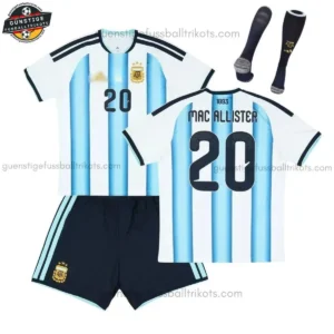 Argentinien Kinder Heimtrikot Set MAC ALLISTER 20 2026/27