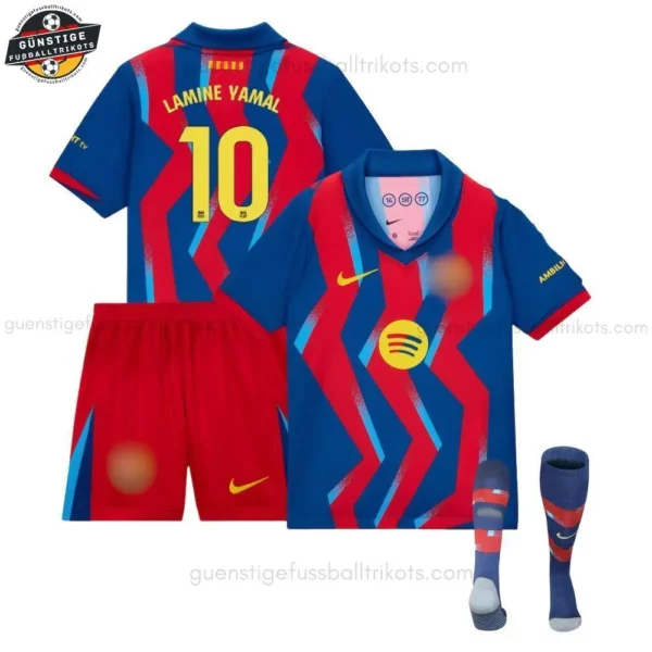 FC Barcelona Kinder Fourth Trikot Set LAMINE YAMAL 10 2025/26
