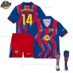 FC Barcelona Kinder Fourth Trikot Set RASHFORD 14 2025/26