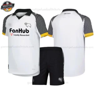 Derby County Kinder Heimtrikot Set 2025/26