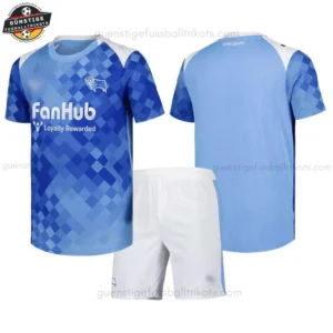Derby County Kinder Ausweichtrikot Set 2025/26