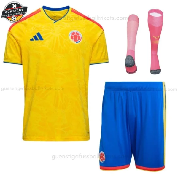 Kolumbien Heimtrikot-Set für Kinder 2025/26