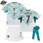 Portugal Kinder Auswärtstrikot Set RONALDO 7 2026/27