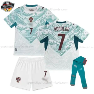 Portugal Kinder Auswärtstrikot Set RONALDO 7 2026/27