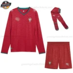 Portugal Kinder Heimtrikot Langarm Set 2026/27
