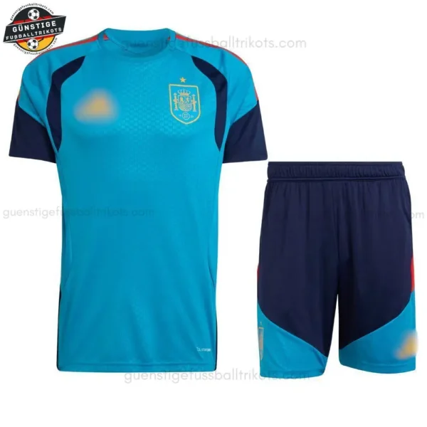 Spanien Kinder Trainingstrikot Set Blau 2026/27
