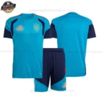 Spanien Kinder Trainingstrikot Set Blau 2026/27