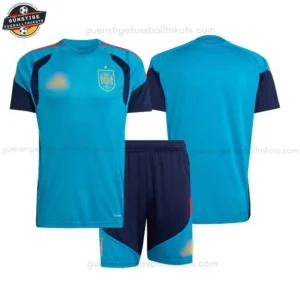 Spanien Kinder Trainingstrikot Set Blau 2026/27