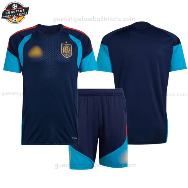 Spanien Kinder Trainingstrikot Set Royal Blau 2026/27