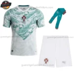 Portugal Auswärts Fußballtrikot Kinder Set 2026/27
