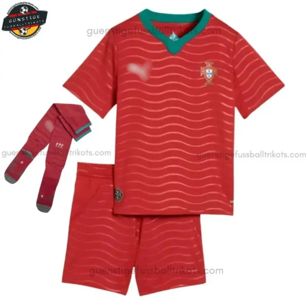Portugal HeimFußballtrikot Kinder Set 2026/27