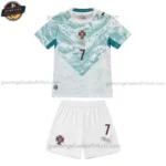Portugal Kinder Auswärtstrikot Set RONALDO 7 2026/27