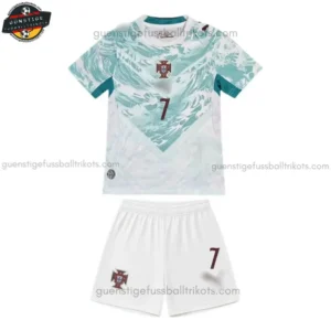 Portugal Kinder Auswärtstrikot Set RONALDO 7 2026/27 - Front view