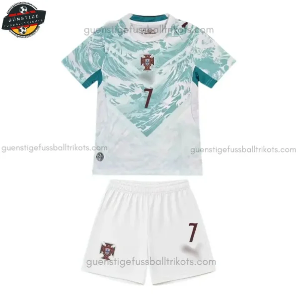Portugal Kinder Auswärtstrikot Set RONALDO 7 2026/27