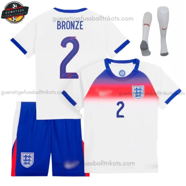England Lionesses BRONZE 2 Heimtrikot-Set für Kinder 2025/26