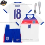 England Lionesses KELLY 18 Heimtrikot-Set für Kinder 2025/26