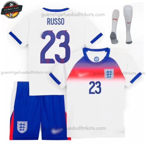 England Lionesses RUSSO 23 Heimtrikot-Set für Kinder 2025/26