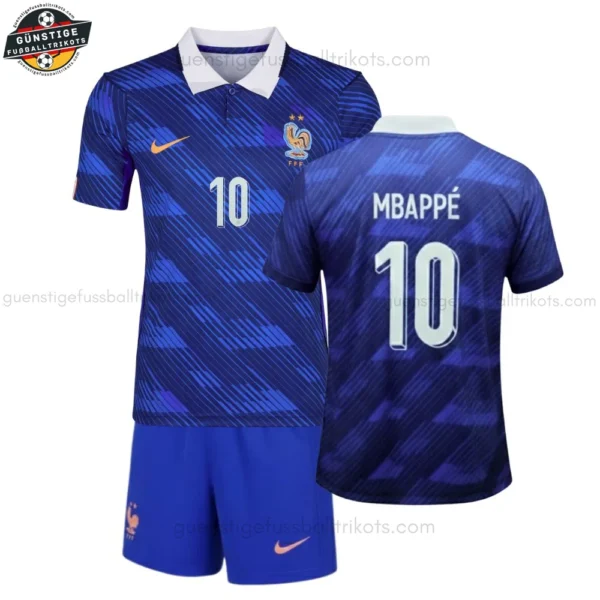 Frankreich MBAPPÉ 10 Kinder Heimtrikot Set 2026