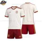 Spanien Auswärts Fußballtrikot Kinder Set 2026